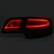Πισινά Φανάρια Set Για Audi A3 8P 03-08 Sportsback Led Bar Κόκκινο/Φιμέ Depo