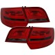 Πισινά Φανάρια Set Για Audi A3 8P 03-08 Sportsback Led Bar Κόκκινο/Φιμέ Depo