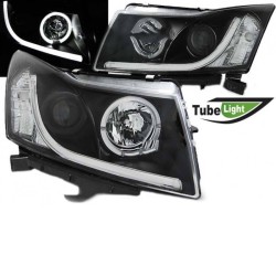 Μπροστινά Φανάρια Set Για Chevrolet Cruze 09-12 Tube DRL Μαύρα H7/H1 Manual Sonar