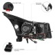 Μπροστινά Φανάρια Set Για Chevrolet Cruze 09-12 Tube DRL Μαύρα H7/H1 Manual Sonar