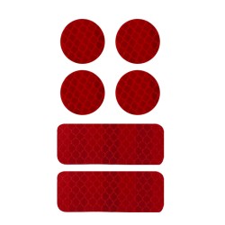 Αυτοκόλλητα Αντανακλαστικά Small 3M ΚΙΤ Συσκευασία 6 Τεμάχια Κόκκινο 24625 Αυτοκόλλητα Αντανακλαστικά Small 3M ΚΙΤ Συσκευασία 6 Τεμάχια Κόκκινο 24625