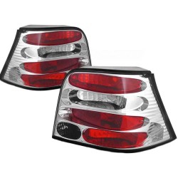 Πισινά Φανάρια Set Για Vw Golf IV (4) 97-03 Χρώμιο Sonar