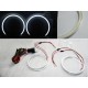 Angel Eyes LED Kit Για Bmw 3 E46 99-05 Xenon / E36 / E38 / E39 4x131mm Λευκά 264 Smd Led AKAE02 5 Τεμάχια