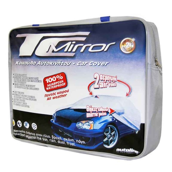 Κουκούλα Αυτοκινήτου TC-Mirror Νούμερο 5 Hatchback Large 432x147x128cm