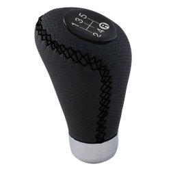 Πόμολο Λεβιέ Ταχυτήτων Universal Μαύρο Με Ραφές Comfort Με 5 Ταχύτητες 14008 Πόμολο Λεβιέ Ταχυτήτων Universal Μαύρο Με Ραφές Comfort Με 5 Ταχύτητες 14008