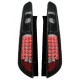 Πισινά Φανάρια Set Για Ford Focus 04-08 Hatchback 3D/5D Led Μαύρα Sonar