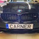 Καρδιές Μάσκας Για Bmw 3 F30 / F31 11-18 M4 Look Με Διπλή Γρίλια Μαύρο Γυαλιστερό Με 2 Τεμάχια