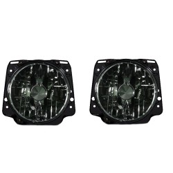 Μπροστινά Φανάρια Set Για Vw Golf 2 83-92 Smoke Clear Glass H4 Manual Depo Μπροστινά Φανάρια Set Για Vw Golf 2 83-92 Smoke Clear Glass H4 Manual Depo