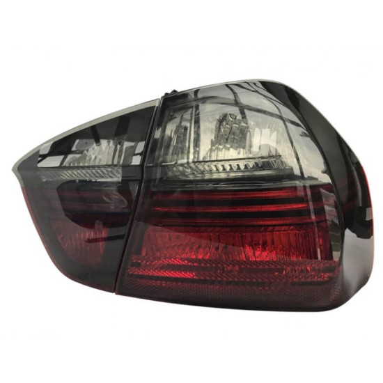 Πισινά Φανάρια Set Για Bmw 3 E90 05-08 Κόκκινο/Smoke Depo