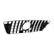 Μάσκα Για Mercedes-Benz ML-Class W164 08-11 GT Amg Panamericana Look Μαύρο/Χρώμιο 1 Τεμάχιο