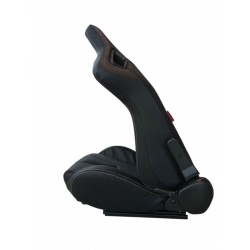 Καθίσματα Bucket R8 Style Δερματίνη Μαύρα Με Άσπρες Ραφές Ζευγάρι 2 Τεμαχίων Καθίσματα Bucket R8 Style Δερματίνη Μαύρα Με Άσπρες Ραφές Ζευγάρι 2 Τεμαχίων