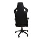 Κάθισμα Bucket RS Gaming Chair Δερματίνη - Suede Μαύρο Με Κόκκινες Ραφές Καπιτονέ 1 Τεμάχιο Carner 2039