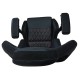 Κάθισμα Bucket RS Gaming Chair Δερματίνη - Suede Μαύρο Με Κόκκινες Ραφές Καπιτονέ 1 Τεμάχιο Carner 2039