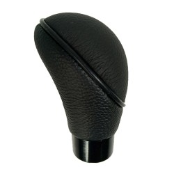 Πόμολο Λεβιέ Ταχυτήτων Universal Δερμάτινο Με Λάστιχο Μαύρο Οβαλ Για Κανονική Όπισθεν 37113