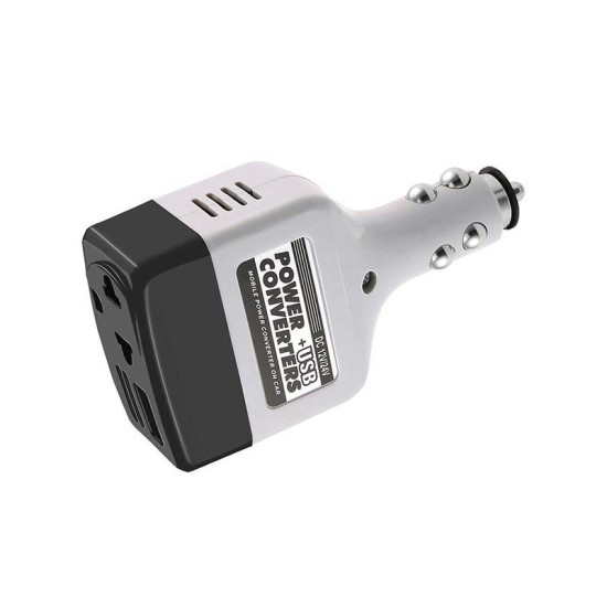 Μετασχηματιστής Power Converter Από 12/24 Volt Σε 220 Volt +Usb