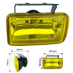 Προβολείς Ομίχλης Universal 97x58mm H3 12 Volt 55 Watt LA-1040 Κίτρινοι 2 Τεμάχια