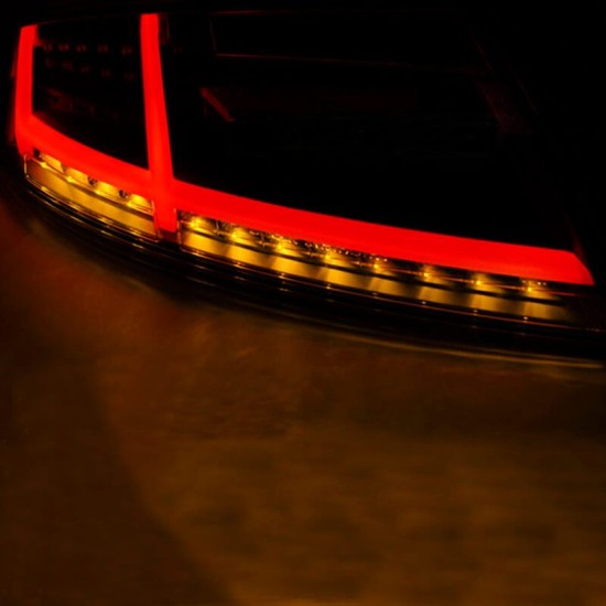 Πισινά Φανάρια Set Για Audi TT 8J 06-14 Led Bar Dynamic Κόκκινο/Crystal Sonar