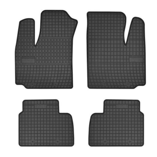 Πατάκια Αυτοκινήτου Frogum 0911 Fiat Doblo 2001-2008 Μαύρο 4 Τεμάχια
