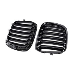 Καρδιές Μάσκας Για Bmw X1 E84 09-14 M4 Look Με Διπλή Γρίλια Μαύρο Γυαλιστερό 2 Τεμάχια Καρδιές Μάσκας Για Bmw X1 E84 09-14 M4 Look Με Διπλή Γρίλια Μαύρο Γυαλιστερό 2 Τεμάχια