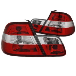 Πισινά Φανάρια Set Για Bmw 3 E46 Coupe 99-03 Κόκκινο/Crystal Sonar