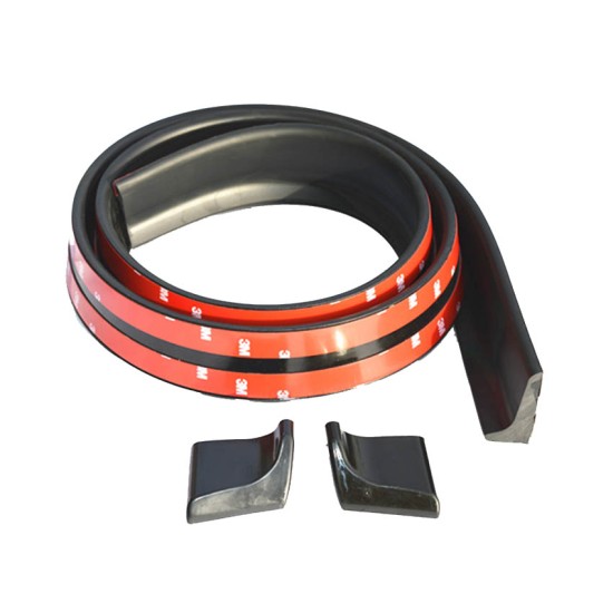 Αεροτομή Πορτ Παγκάζ Universal Lipspoiler Μαύρη 148x4cm Από Abs Πλαστικό (Soft)