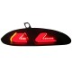 Πισινά Φανάρια Set Για Seat Leon 1P 05-09 Pre-Facelift Led Bar CarDNA Μάυρο/Φιμέ LH Group