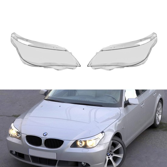 Κρύσταλλα Φαναριών Για Bmw 5 Series E60 Pre-Facelift Sedan / Touring 03-07 Ζευγάρι 2 Τεμάχια
