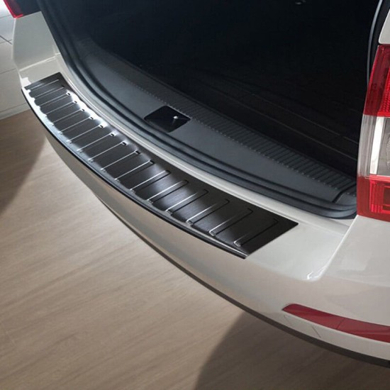 Προστατευτικό Πίσω Προφυλακτήρα Για Skoda Octavia III (3) 5E 13-20  Caravan Από Ανοξείδωτο Ατσάλι (Steel) Μαύρο