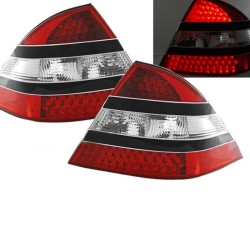 Πισινά Φανάρια Set Για Mercedes-Benz S-Class W220 98-05 Led W221 Look Κόκκινο/Μαύρο Eagle Eyes Πισινά Φανάρια Set Για Mercedes-Benz S-Class W220 98-05 Led W221 Look Κόκκινο/Μαύρο Eagle Eyes