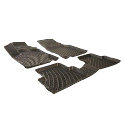 Πατάκια Σκαφάκια 3D Από Λάστιχο TPE Για Opel Vectra C 2002-2009 Rizline 4 Τεμάχια Μαύρα