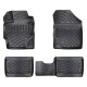 Πατάκια Σκαφάκια 3D Από Λάστιχο TPE Για Toyota Yaris 2013-2020 Rizline 4 Τεμάχια Μαύρα