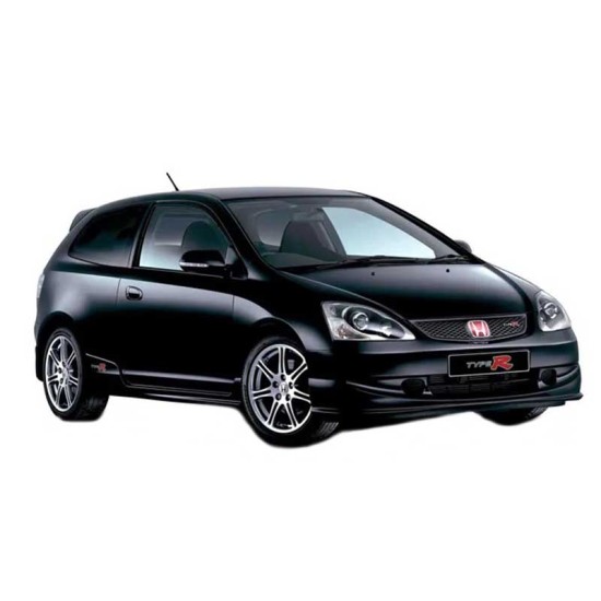 Μπροστινά Φανάρια Set Για Honda Civic 01-06 Hatchback Projectors Type-R Look Μαύρα H1/HB3 Manual Depo