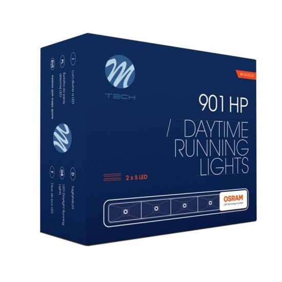 DRL Set Φώτα Ημέρας Universal DRL901HP M-Tech Osram Technology 168 x 38.4 x 22.5mm 2 Τεμάχια