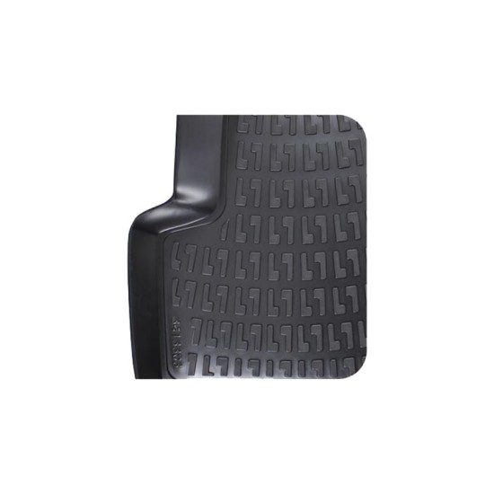Πατάκια Σκαφάκια 3D Από Λάστιχο TPE Για Fiat 500Χ /Jeep Renegate 2014- Rizline 4 Τεμάχια Μαύρα