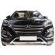 Skid Plates Προφυλακτήρων Body kit Για Εμπρός Και Πίσω Προφυλακτήρα Για Hyundai Tucson 2015-2019 2 Τεμάχια
