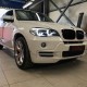 Μπροστινά Φανάρια Set Για Bmw X5 E70 07-10 3D LED Angel Eyes Μαύρα Xenon AFS D1S Με Μοτέρ Sonar