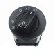 Διακόπτης Φώτων Για VW Golf IV / Up 12-16  / Polo 02-14 / Transporter 03-15 / Amarok 10-16 / Audi TT 98-06 Μαύρο Με Χρώμιο 17 Pin
