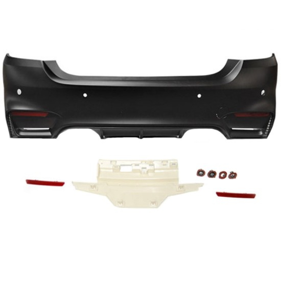 Πισινός Προφυλακτήρας Για Bmw 4 F32 / F33 13-17 M4 Look Με PDC