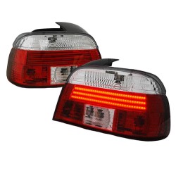 Πισινά Φανάρια Set Για Bmw 5 E39 95-00 Led Κόκκινο/Crystal Reliable Auto Parts Πισινά Φανάρια Set Για Bmw 5 E39 95-00 Led Κόκκινο/Crystal Reliable Auto Parts