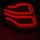 Πισινά Φανάρια Set Για Mercedes-Benz ML W164 05-08 Full Led Bar Φιμέ JunYan