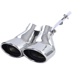 Μπούκες Εξάτμισης Για Mercedes-Benz C-Class W203 00-07 Τύπου Amg Βενζίνη (1 Διπλή)