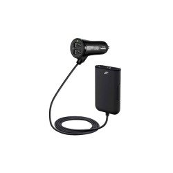 Φορτιστής Κινητού Αυτοκινήτου Με 4 Usb Και Προέκταση Για Εμπρός & Πίσω Μαύρο Amio 01986 Φορτιστής Κινητού Αυτοκινήτου Με 4 Usb Και Προέκταση Για Εμπρός & Πίσω Μαύρο Amio 01986