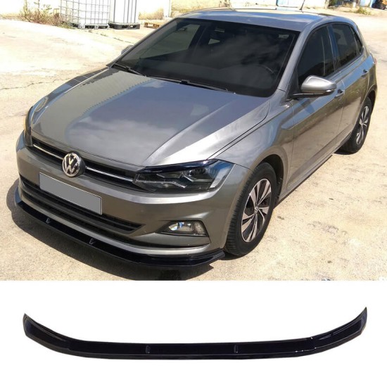 Μπροστινό Spoiler Για VW Polo AW 17+ Από Abs Πλαστικό 1 Τεμάχιο