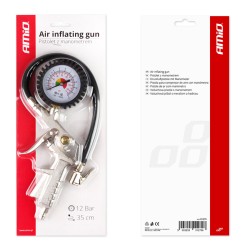 Πιστόλι Αέρα Με Μανόμετρο 0-12 Bar 170 PSI Amio 01279