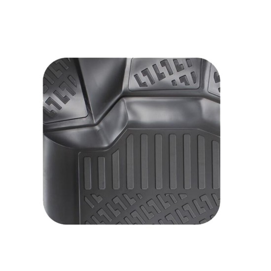 Πατάκια Σκαφάκια 3D Από Λάστιχο TPE Για Jeep Grand Cherokee 2011- Rizline 4 Τεμάχια Μαύρα