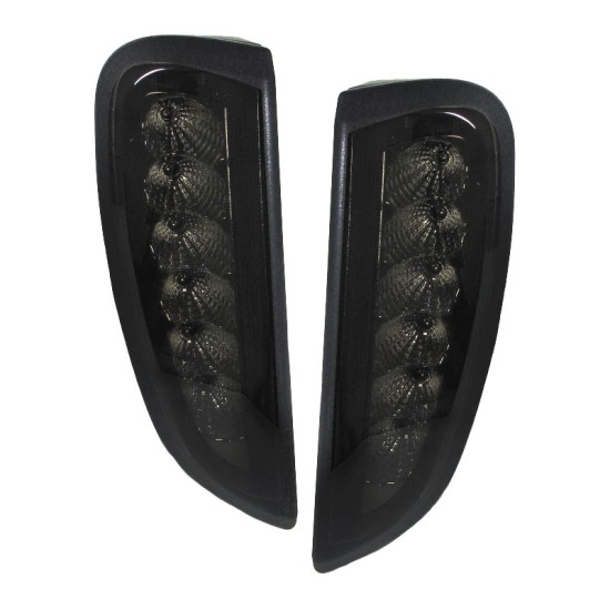 Μπροστινά Φλας Για Porsche Cayenne 06-10 Smoke Led Με DRL 2 Τεμάχια