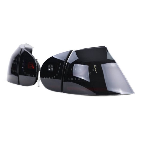 Πισινά Φανάρια Set Για Vw Golf V (5) 03-08 Led Urban Style Μαύρα Winjet