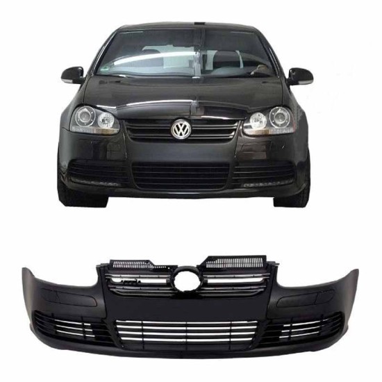 Μπροστινός Προφυλακτήρας Για VW Golf V (5) 03-08 R32 Look Με Μαύρη Μάσκα