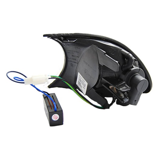 Μπροστινά Φλας Για Bmw 3 E46 Coupe/Cabrio 99-01 Κουμπωτά Led Μαύρα 2 Τεμάχια Eagle Eyes