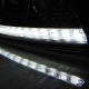 Μπροστινά Φανάρια Set Για Skoda Octavia 1Z 09-12 TRU DRL Μαύρα H7/H1 Με Μοτέρ Sonar